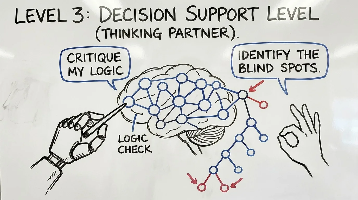 Diagram from the four levels of AI adoption article, figure 3 of 4